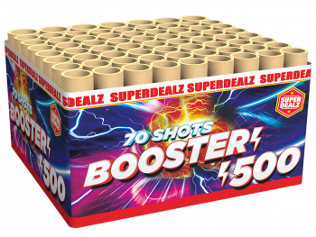 Booster 500 ist eine 70 Schuss Batterie von Wolff